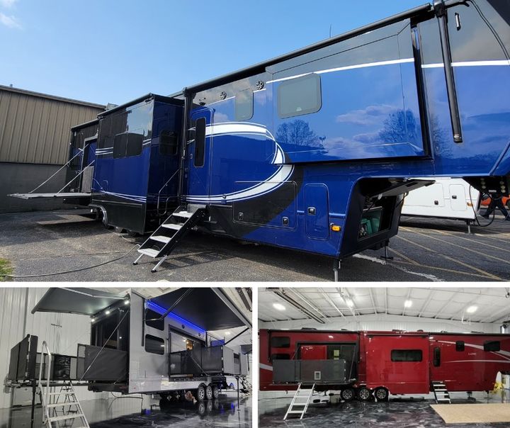 luxe luxury toy hauler