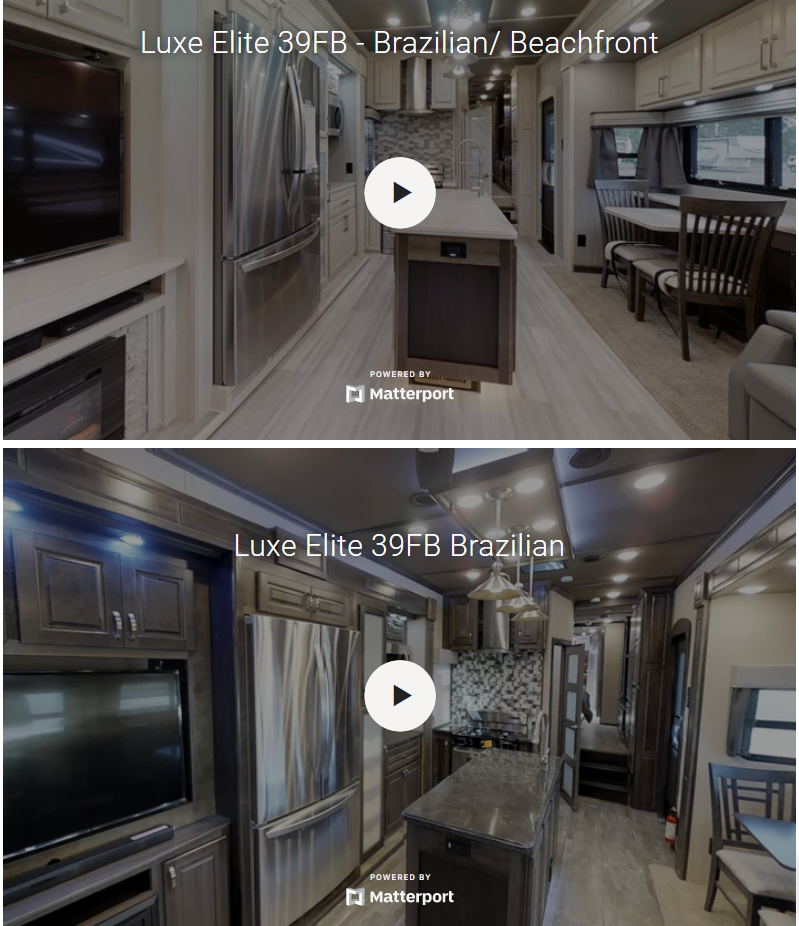 luxe luxury fifth wheel virtual tour